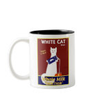 White Cat Brand Whole Milk Mugs