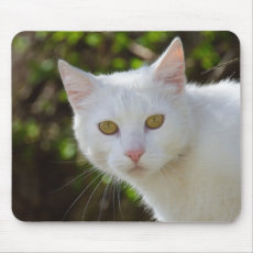 White Cat mousepad