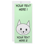 White Cat rack cards