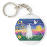 White Cat - Twilight Key Chains