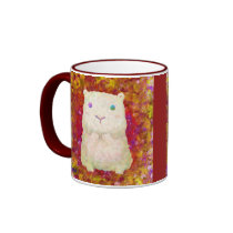 white cavy mug(RED)