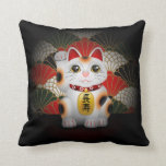 maneki neko pillow