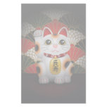 White Ceramic Maneki Neko Customized Stationery