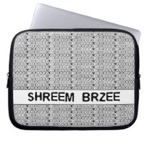 White Chant Shreem Brzee money mantra Laptop Sleeves