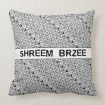 White Chant Shreem Brzee money mantra Pillows