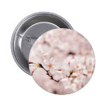 White Cherry Blossom Bokeh Button buttons