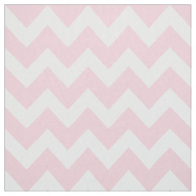 White Chevron Stripes | Pink Pattern Fabric