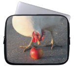 White Chicken and Apple Laptop Sleeves
