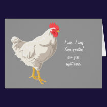 White Chicken cards