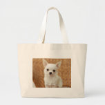 White Chihuahua Tote Bag