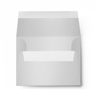 White Christening Gown Christening Thank You Card envelope