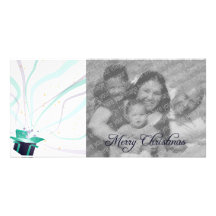 White Christmas Gift Picture Card