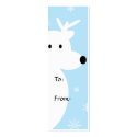 White Christmas Gift Tags business cards by Pixel_Bunneh White Christmas Gift Tags business cards