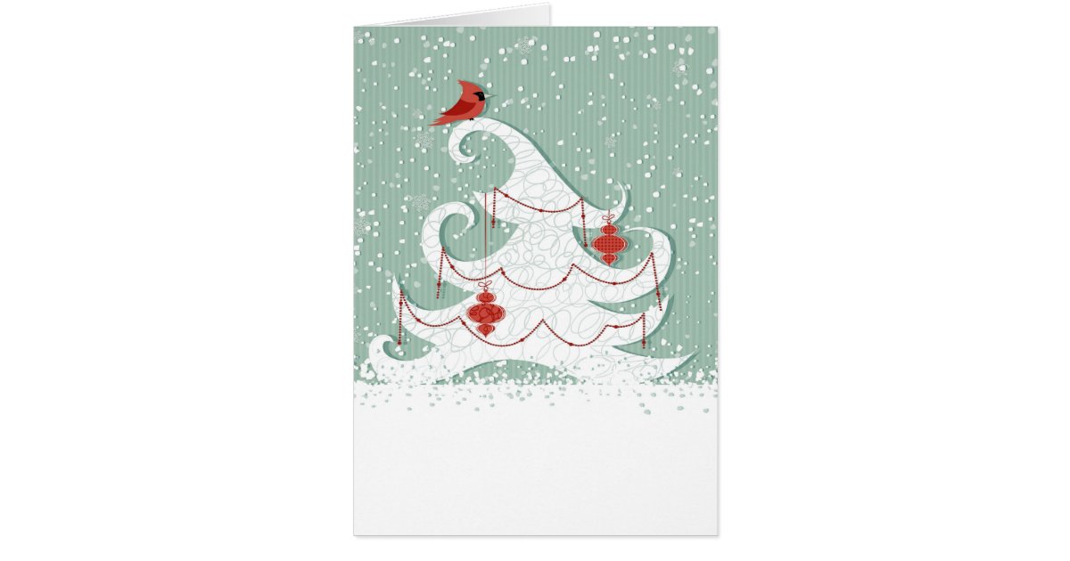 30 ways to say "hello" in english White Christmas Greeting Card | Zazzle