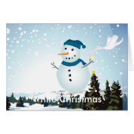 white christmas greeting cards