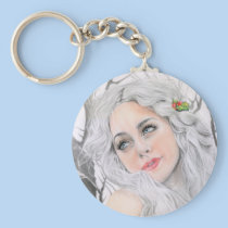 White Christmas Keychain keychains