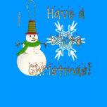 White Christmas Ladies Long Sleeve Shirt