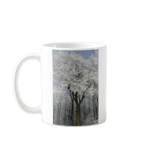 White Christmas mugs