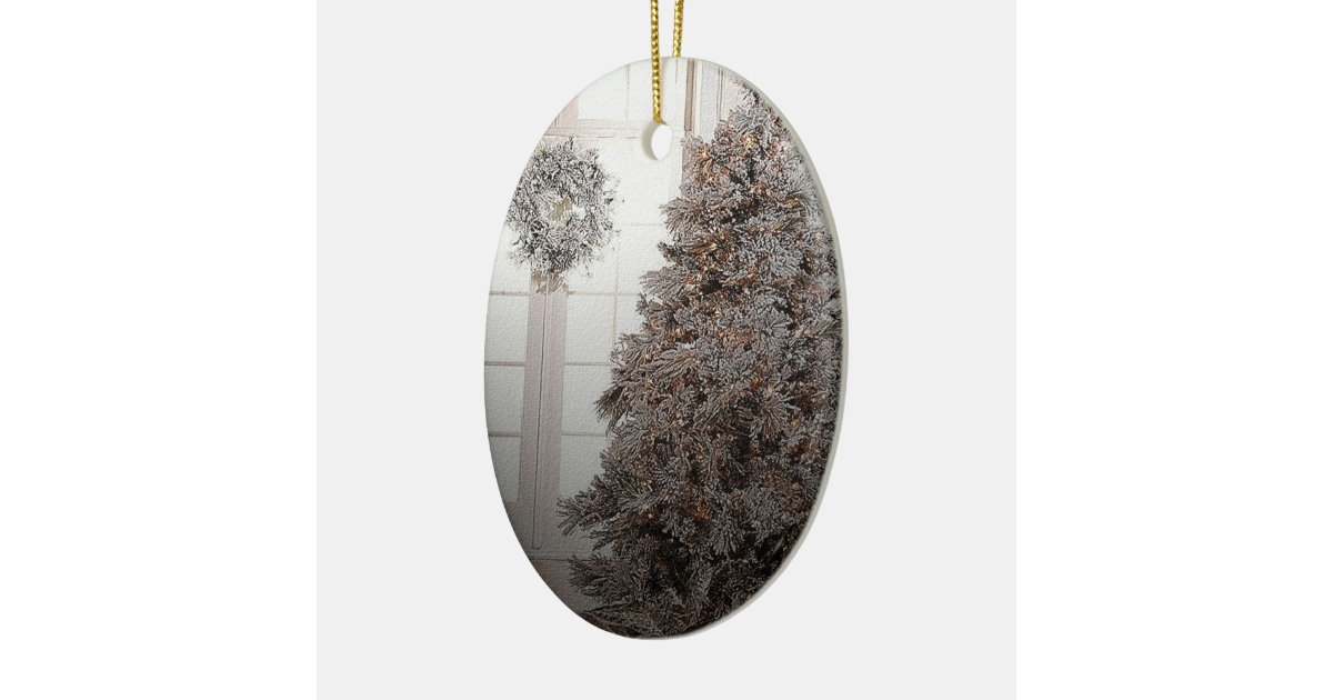 White Christmas Ornament | Zazzle