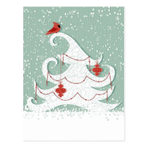 White Christmas Postcard postcards