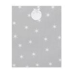 White Christmas Pudding with Stars. Personalized Flyer