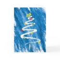 White Christmas Tree card