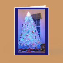 White Christmas Tree cards