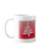 White Christmas Tree mugs