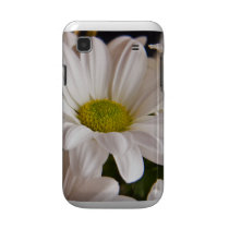 White Chrysanthemum flower Samsung Galaxy S Case casemate cases