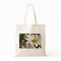 White Chrysanthemum flower Tote Bag bags