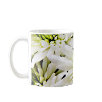 White Chrysanthemum mug mugs