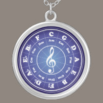 White Circle of Fifths necklaces