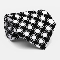 modern, trendy, circles, cool, young, urban, party, sleek, chic, dots, Tie with custom graphic design