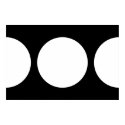 White Circles on Black