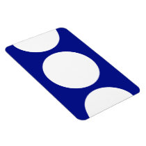 White Circles on Blue magnets