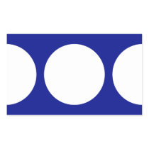 White Circles on Blue stickers