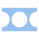White Circles on Light Blue