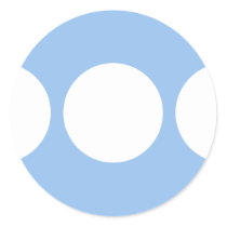White Circles on Light Blue stickers