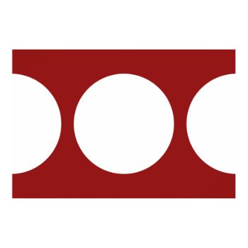 White Circles on Red