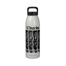 White Clarinet Liberty Water Bottle water bottles