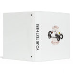 White classic racing car binders