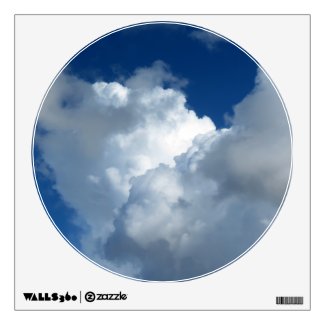 White Cloud 33 Wall Decal
