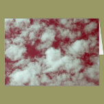 White Clouds/Red Sky cards