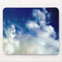 White Clouds & Sky Mouse Pads
