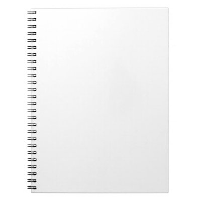White Color Spiral Notebooks