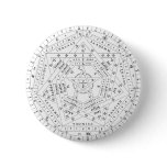 White Complete Sigillum Dei Aemeth Pin