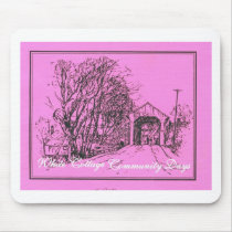 White Cottage Community Days mousepads by cerwyddi White Cottage Community Days mousepads