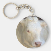 White cow Keychain