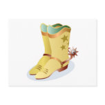 White Cowboy Boots with Riding Spurs