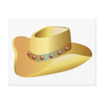 White Cowboy Hat postcards